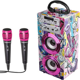 KARAOKE SPEAKER PARTY EDITION - 2 MICROPHONES